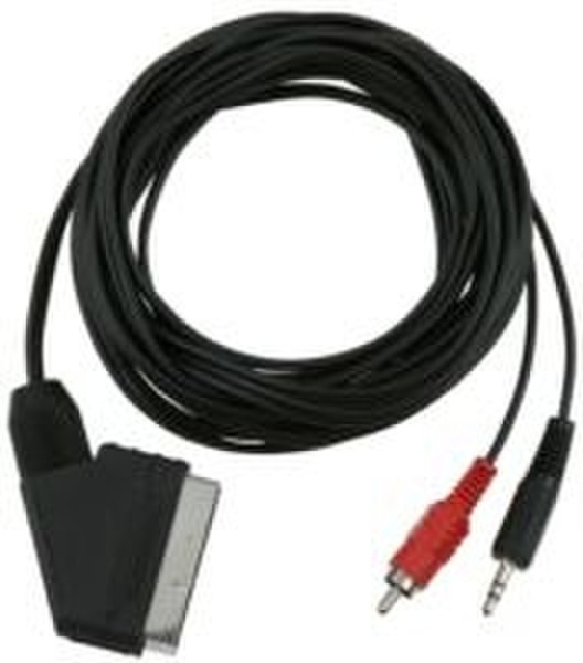 Digiconnect Video/Audiocable Composite 5m 5м Черный композитный видео кабель