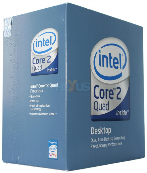 Intel Core 2 Quad Q6600 2.40 GHz 2.4ГГц 8МБ L2 Блок (стойка) процессор