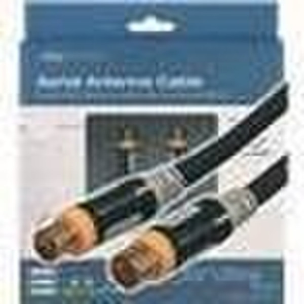 Digiconnect AV Ultra Aerial Cable 1.8m 1.8m Black coaxial cable