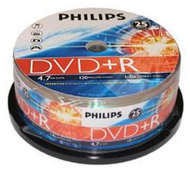 Philips DVD+R 4.7GB 16x, 25pcs 4.7GB DVD+R 25pc(s)