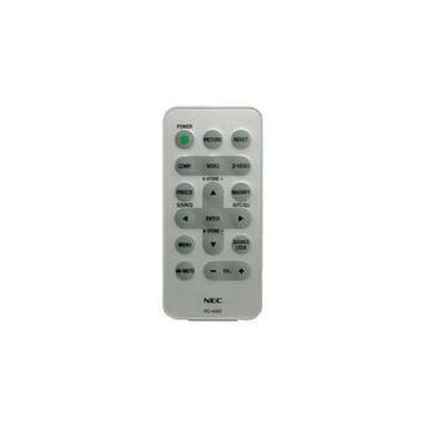 NEC RMT-PJ25 push buttons Grey remote control