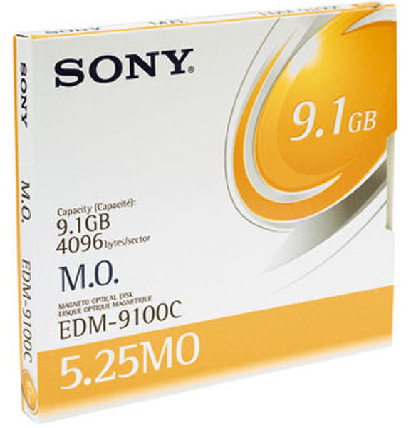 Sony EDM9100N/C optical disk 9165MB 5.25