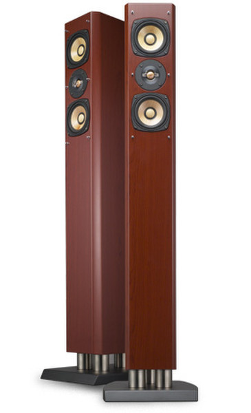 JVC Woodcone Tower Speakers Red loudspeaker