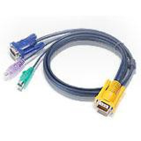 Aten 2L5202P-08 1.8m Black KVM cable