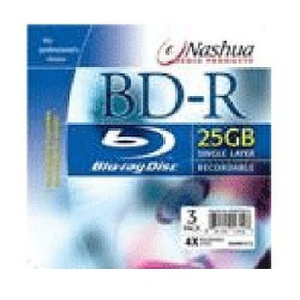 Nashua 3-pack Blu-Ray 25GB, 4x 25GB