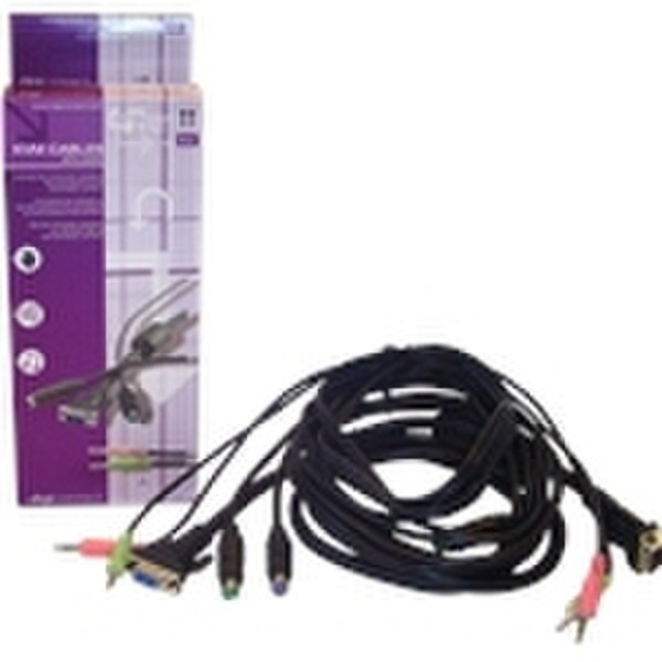 Digiconnect KVM cable 1.8m 1.8m Schwarz Tastatur/Video/Maus (KVM)-Kabel