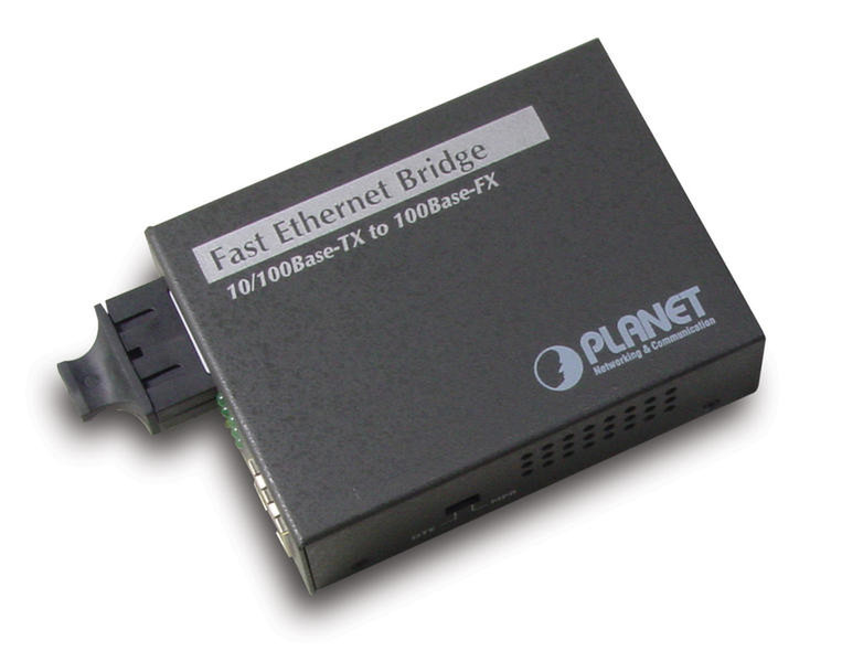 Planet FT-802 100Мбит/с 1310нм Multi-mode,Single-mode Черный сетевой медиа конвертор