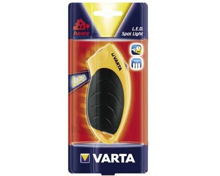 Varta LED Spot Light 3AAA Hand-Blinklicht Schwarz, Gelb