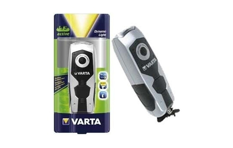 Varta Dynamo Light Hand flashlight Black,Silver