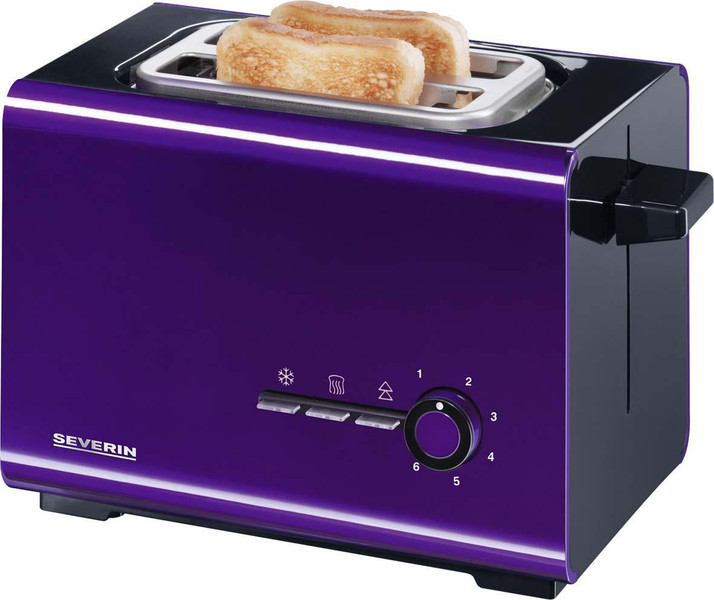 Severin AT 2508 2slice(s) 900W Black,Purple