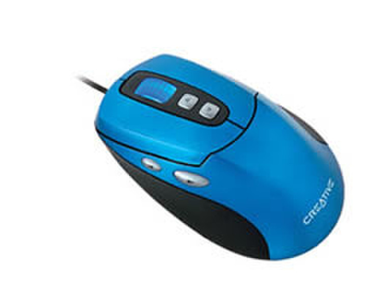 Creative Labs HD7500 - Gaming mouse USB+PS/2 Optisch 800DPI Blau Maus
