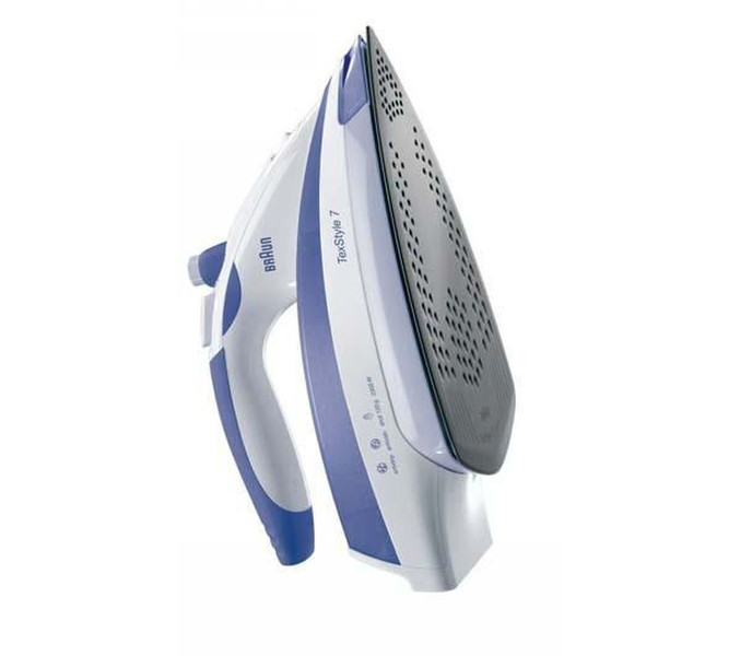 Braun TexStyle 7 740 Trocken- & Dampfbügeleisen 2400W Blau, Weiß