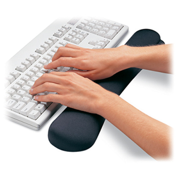 Kensington Ken Keyboard Gel blk Wrist Pillow Черный коврик для мышки