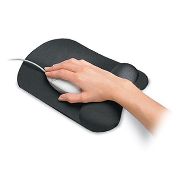 Kensington Ken Mouse Gel blk Wrist Pillow Black mouse pad