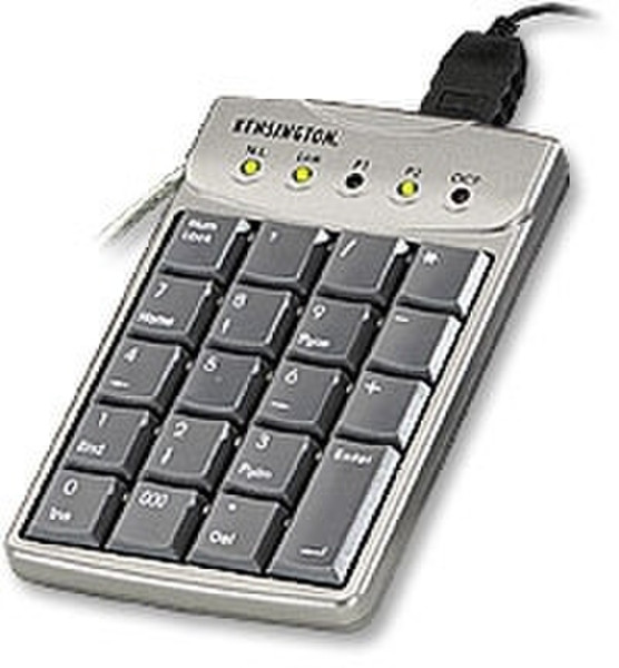 Kensington Keyhub 2 Port USB Grey keyboard