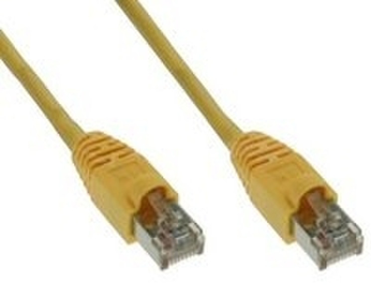 COS Cable Desk Patch Cable TP Cat5e SFTP 10m Yellow 10м Желтый сетевой кабель