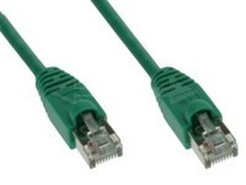 COS Cable Desk Patch Cable TP Cat5e SFTP 10m Green 10м Зеленый сетевой кабель