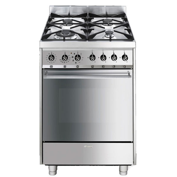 Smeg C6GMXI8 Freestanding Gas hob A Stainless steel cooker