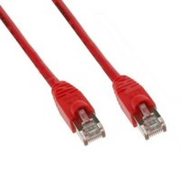 COS Cable Desk Patch Cable TP Cat5e SFTP 3m Red 3m Rot Netzwerkkabel