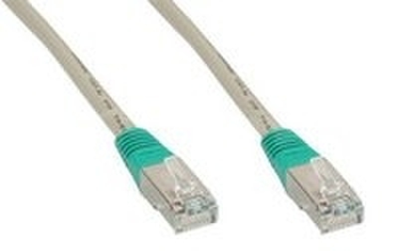 COS Cable Desk Patch Cable TP Cat5e Cross FTP 3m 3m Grau Netzwerkkabel