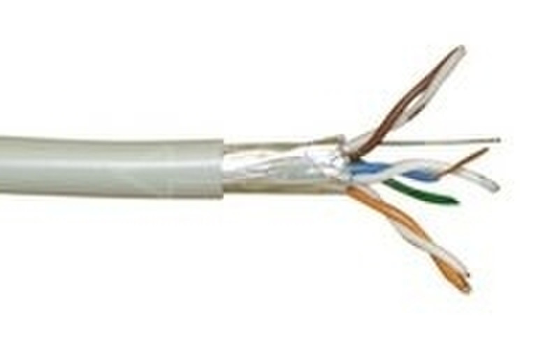 COS Cable Desk Patch Cable TP Cat5e FTP 15m Grey 15м Серый сетевой кабель