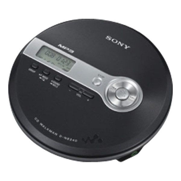 Sony MP3 CD Walkman, Black Portable CD player Black