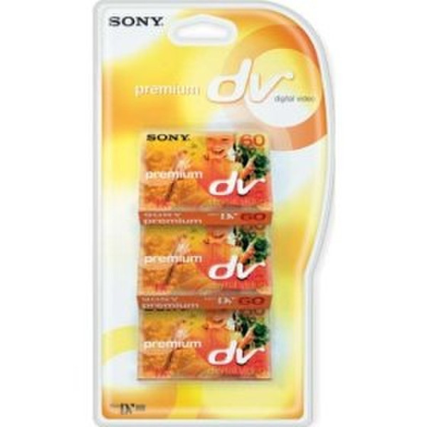 Sony CAMCORDER TAPE SINGLE PACK 60MIN DVM PREMIUM ON BLISTER