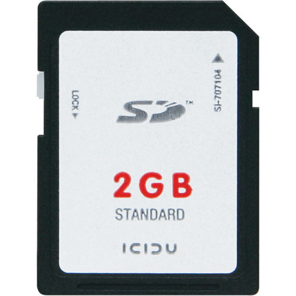 ICIDU Secure Digital 2GB 2ГБ SD карта памяти