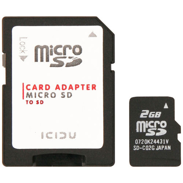 ICIDU Micro Secure Digital Card 2GB 2GB MicroSD Speicherkarte