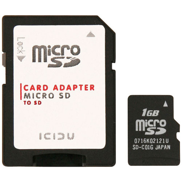 ICIDU Micro Secure Digital Card 1GB 1GB MicroSD memory card