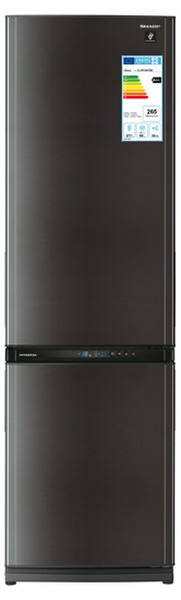 Sharp SJ-RP360TBK Отдельностоящий 277л 89л A++ Черный холодильник с морозильной камерой