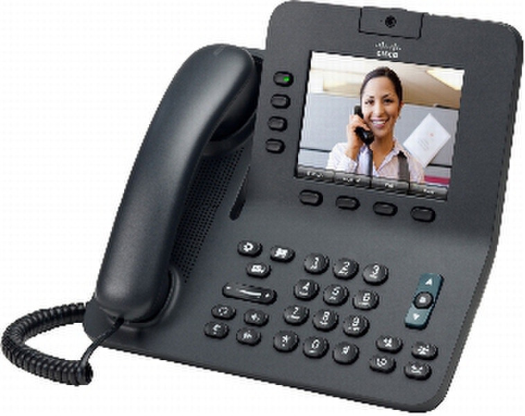 Cisco 8941 Wired handset 4lines Black IP phone