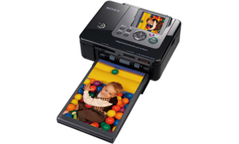 Sony Digital Photo Printer, Black Сублимация красителя 300 x 300dpi фотопринтер