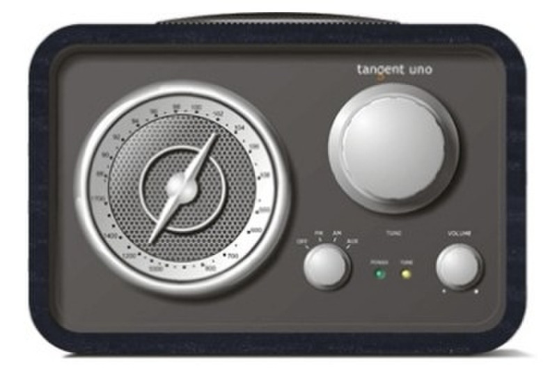 Tangent Uno Table Radio - Black Портативный Черный радиоприемник