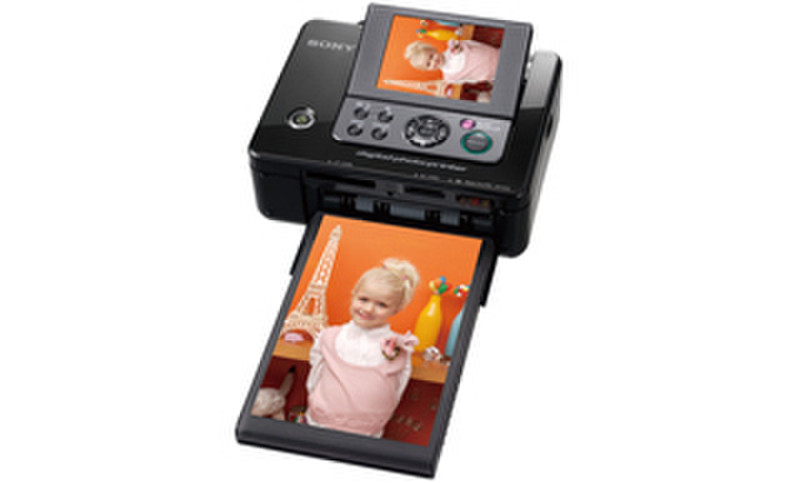 Sony Digital Photo Printer, Black Сублимация красителя 300 x 300dpi фотопринтер