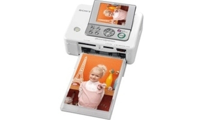 Sony Digital Photo Printer, White Сублимация красителя 300 x 300dpi фотопринтер