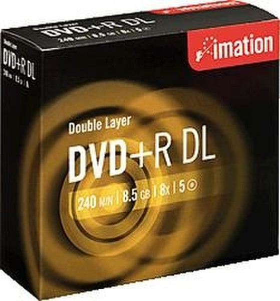 Imation DVD+R DL 8x 8.5GB (5) 8.5ГБ DVD+R DL 5шт