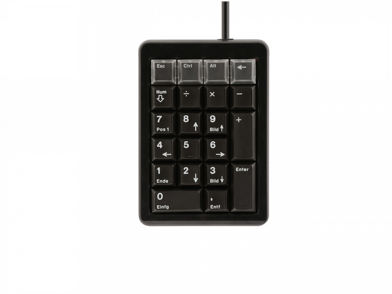 Cherry G84-4700 Notebook / PC USB Schwarz Numerische Tastatur