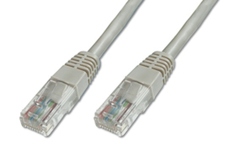 Cable Company DIGITUS CAT 5e U-UTP twisted pair patch cable 3m Grey networking cable