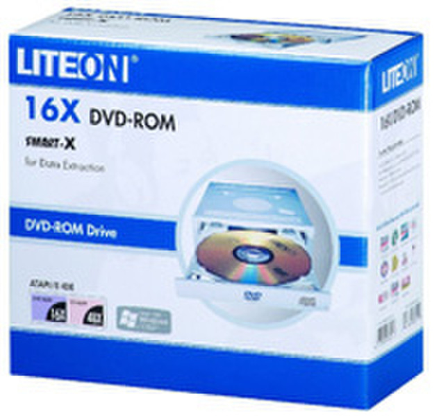 Lite-On DH-16D2P 48X CD-ROM & 16X DVD-ROM Read Speed Internal optical disc drive