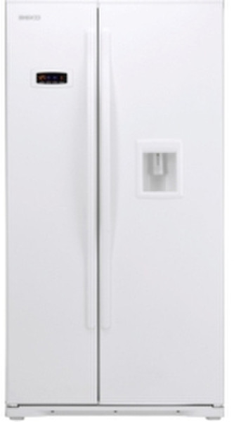 Beko GNEV220W freestanding 556L White side-by-side refrigerator