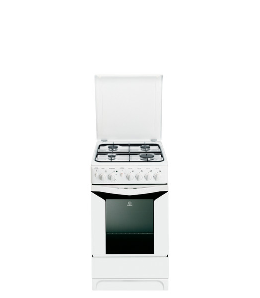 Indesit K3G210S(W)/FR Отдельностоящий Gas hob Белый