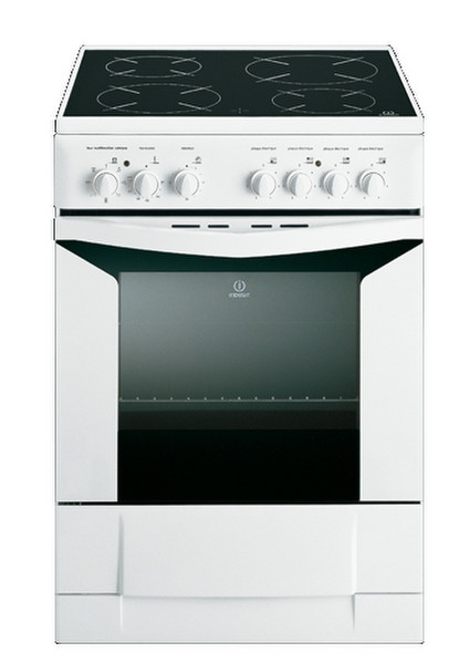 Indesit K6C51(W)/F Freestanding Ceramic C cooker