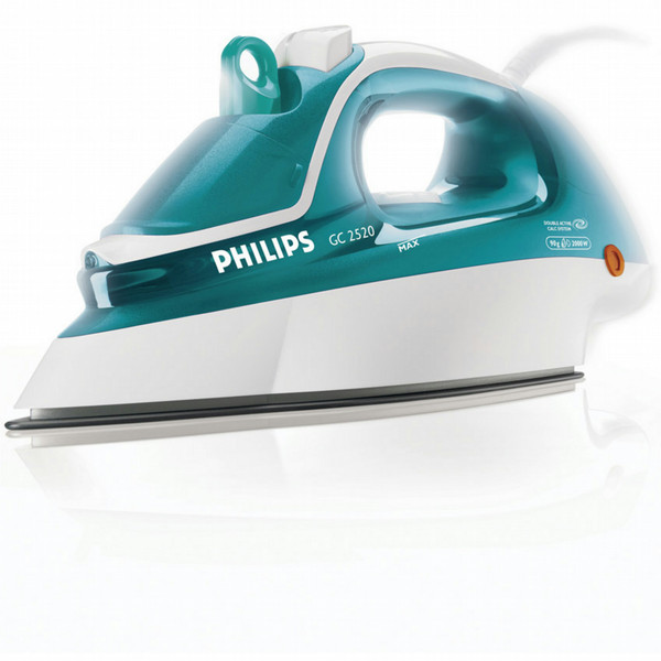 Philips Steam iron GC2520 Steam iron 2000W Green,White