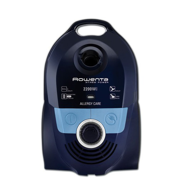 Rowenta Aspirateur X-Tream Power allergy care Cylinder vacuum 4.5L 2200W Blue