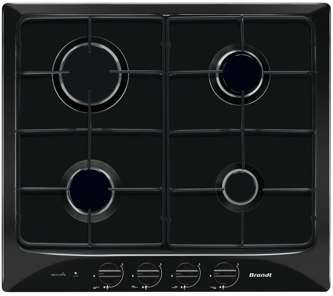 Brandt TE1016B built-in Gas Black hob