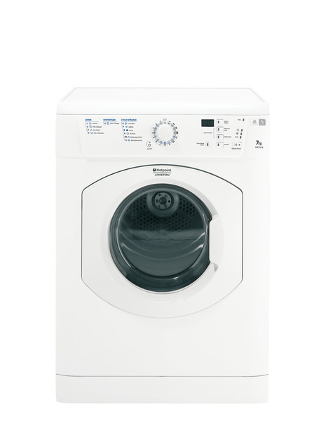 Hotpoint TVF 751 X (FR) Отдельностоящий Фронтальная загрузка 7кг C Белый