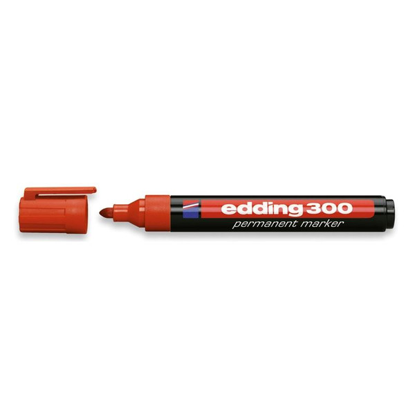 Edding 300 Rot 10Stück(e) Permanent-Marker