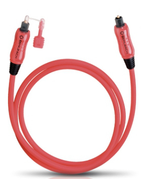 OEHLBACH 66008 6m 3.5mm Red fiber optic cable