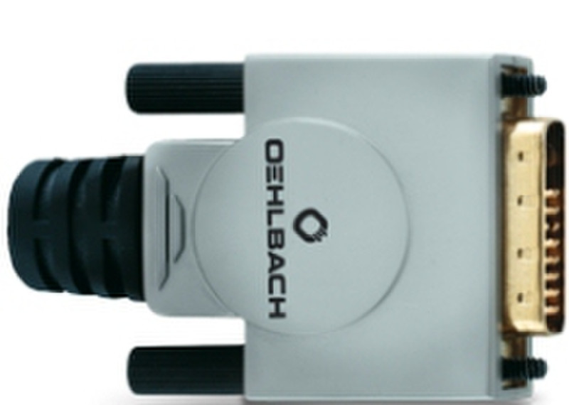 OEHLBACH 9066 (24+4+1)p DVI-I M Black,Grey wire connector